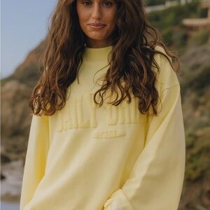 Daily Drills Light Yellow Sweatshirt